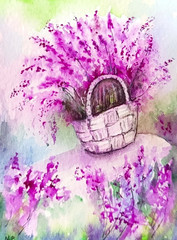 Original Flowers ACEO floral still life watercolor painting signed