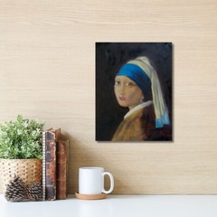 Original Oil Painting -„The Pearl Earring“ 11″x14″ Vermeer copy