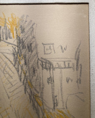 WALL BATTERTON ABSTRACT MODERNIST VINTAGE LANDSCAPE ORIGINAL ART