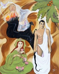 Art, Painting, „Between White & Black“ – Giclee on Canvas 22×28 by Yelena Berzon