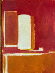 Mark Rothko (Handmade) Oil On Canvas Painting signed and stamped