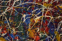 Jackson Pollock style￼￼ Canvas painting￼ 72” X 60”Abstract,Modern,XL, Landscape￼