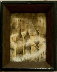 Mary D Albrecht Original Acrylic Artwork 1967 (3” X 4”)