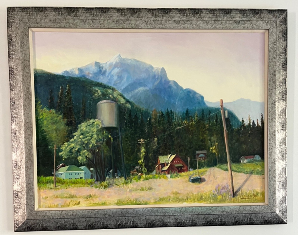„My Mountainous View“ By Renowned Landscape Artist Howard Cohen Grand Tetons
