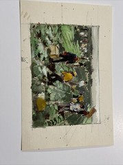 FREDERIC WHITAKER PAINTING AMERICAN LANDSCAPE FARMING FARM LISTED FAMOUS SMALL