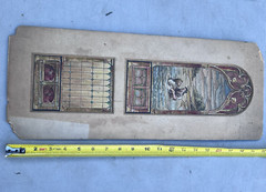 Antique Stained Glass Window Design Art Watercolor Painting Church Jesus Life
