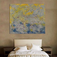 Jackson Pollack style ￼painting￼ 72” X 60”Acrylic, Abstract,POP,XL,Modern,Landsc