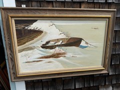 Nautical Painting Cape Cod by Van Crews Jr. 1967