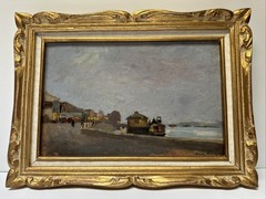 ANTIQUE FRENCH IMPRESSIONISM PAINTING LANDSCAPE MASTERFUL 1910’S CLAUDE FIRMIN