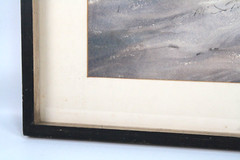 Sand Dunes Vintage Watercolor Painting Signed Dewberry 75