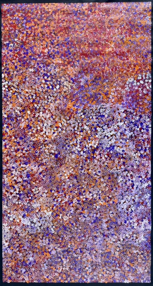 Bessie Pitjara. Highly Collectable Aboriginal Art. Incl COA, and photo’s