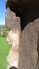 Idoma statue on board 78 cm Nigeria African Art