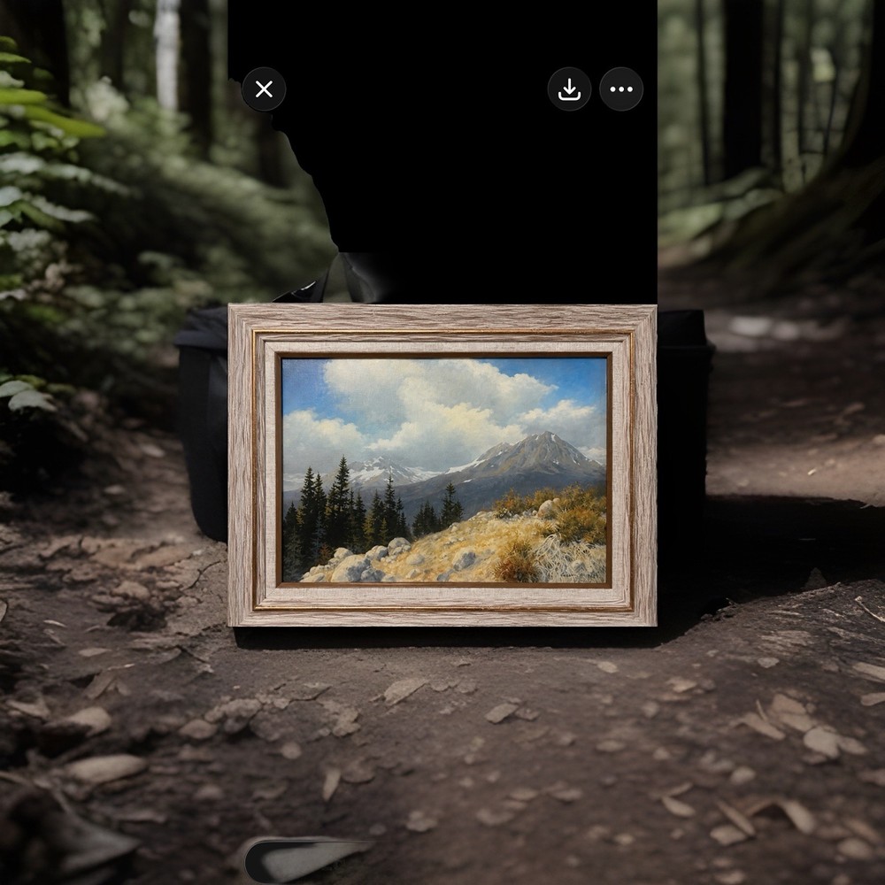 This is 1994 Original Landscape Painting By Artist Last Name Knight.