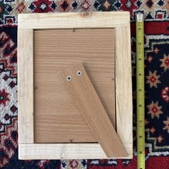 VTG Persian Lovers Oil Painting Bone, Khatam Inlay Marquetry Wood frm