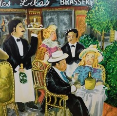 Guy Buffet Signed & Numbered „La Closerie des Lilas“ Serigraph 40×34 (110/350)
