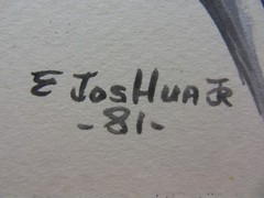 E-JOSHUA-JR-ORIGINAL-1981-NATIVE-AMERICAN- Painting