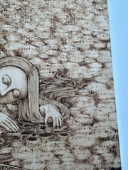 Haijing Chen Drawing Illustration Masterful FINE DETAILED Surrealism Listed 31″
