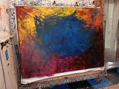 Mark Little Original ￼Professional Painting 84”X62” (7 Foot) Abstract Modern XL