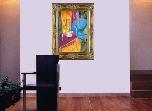 39″ – FLOWERS – great ORIGINAL painting by RALUCA !!!!!