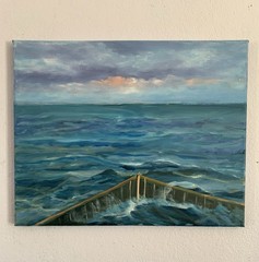 2026 High Seas Oil Painting By Gina Vann Large