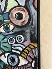 Eyes Painting By MBollen Original Eyes Acrylic Painting New All About Eyes