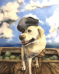 Custom Pet Portraits. Send me a photo and get a 16×20 oil on canvas painting.