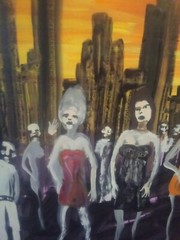 The Dawm of Man by william mayer new york city artist cityscene