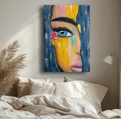 ORIGINAL Oil Painting 24×16 Contemporary Wall Art Women Portrait Handmade