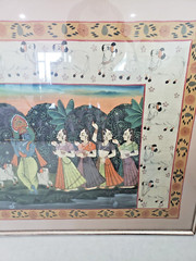 Pichwai Painting lord krishnaPaintingonSilkforProsperity PeaceFramed 53×40 34lbs