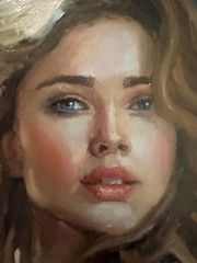 Original Impressionist Oil Painting – Glamorous Woman – Ready to Hang 8x12inch