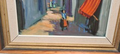 Oil painting painting oil painting masterpiece landscape city people 168