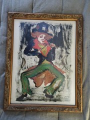 Oil Paintings (6) by Roger Etienne Painter-Actor