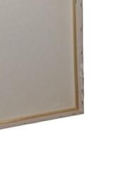 Vintage Hard Edge Geometric Op Art Painting Signed H Bar Connections