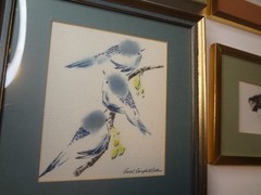 CAROL CAMPBELL COLLINS…..1929-1995…..KANSAS CITY,MO…….4 WATERCOLORS