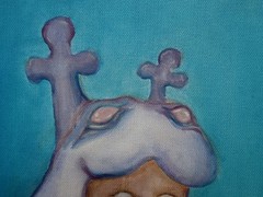 ‚Friend Like You‘ – Original Multimedia Painting on Gallery Wrapped Canvas