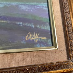 Impressionist Painting Craig Nelson Beach Coastal Woman Landscape Listed Rare