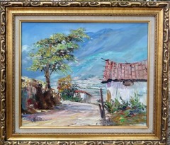 Oil Painting „SOUTH PASS“, IMPASTO OIL ON CANVAS by NANO VILLANUEVA; 1983