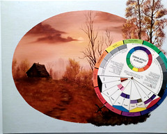 GOLDEN KNOLL Oval Landscape 20×16 Original Painting on Canvas Board