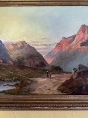 Framed Oil On Canvas – Scottish Landscape by Francis E Jamieson (1895-1950)