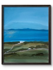 ROAD TO THE PERFECT WAVE 14×11 Original Modern Art OCEAN ART Interior Design