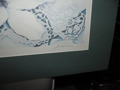 VTG THE ORIENTALS & LACE WATERCOLOR ARTIST SIGNED ART KELLEY PEROWICZ 341/500