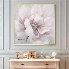 Pink Peony Substantial Living Room Painted Oil Painting Decorative Painting