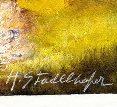 Helmut Stadelhofer (German,1914-1979) oil painting 137347