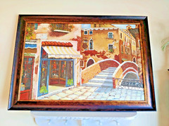 Arco di S. Calisto Signed 29 1/2″ tall x 41 3/8″ wide on Canvas Oil Painting
