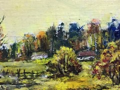 Oil Painting Unframed Forest Landscapes Kizenko V Original Painting Art n605