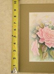 Marge Breth Original Watercolor Painting Alpine Rose Wild Daisy Victor Colorado