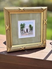 Ingrid Hunt Signed/Numbered Mini Print Of Westfield, NJ Bank 27/250