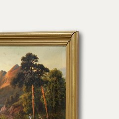 Frank Hider (1861-1933) – Framed Late 19th Century Oil, Fast Falls the Eventide