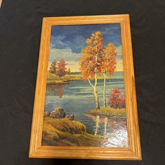 Picture-Painting .Nature.Landscape.Very Beautifull.Framed
