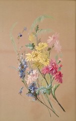 Listed Artist Louis Léon Eugène Billotey (1883-1940) Signed Gouache Painting